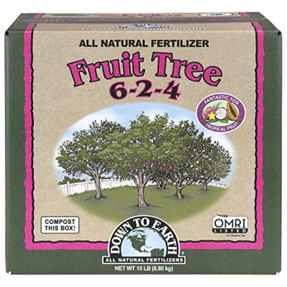 Down to Earth Organic 6-2-4 Fruit Tree—All-Natur