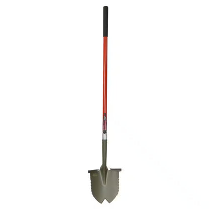 57 In., 46.5 In. Handle Root Slayer Carbon Steel XL round Head Shovel