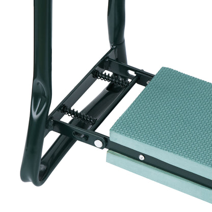 Folding Garden Kneeler Bench Kneeling Soft Eva Pad Seat with Stool Pouch