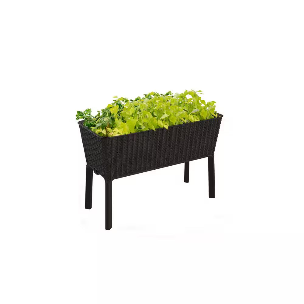Splendor 29.8 In. H X 44.9 In. W Anthracite Raised Garden Bed