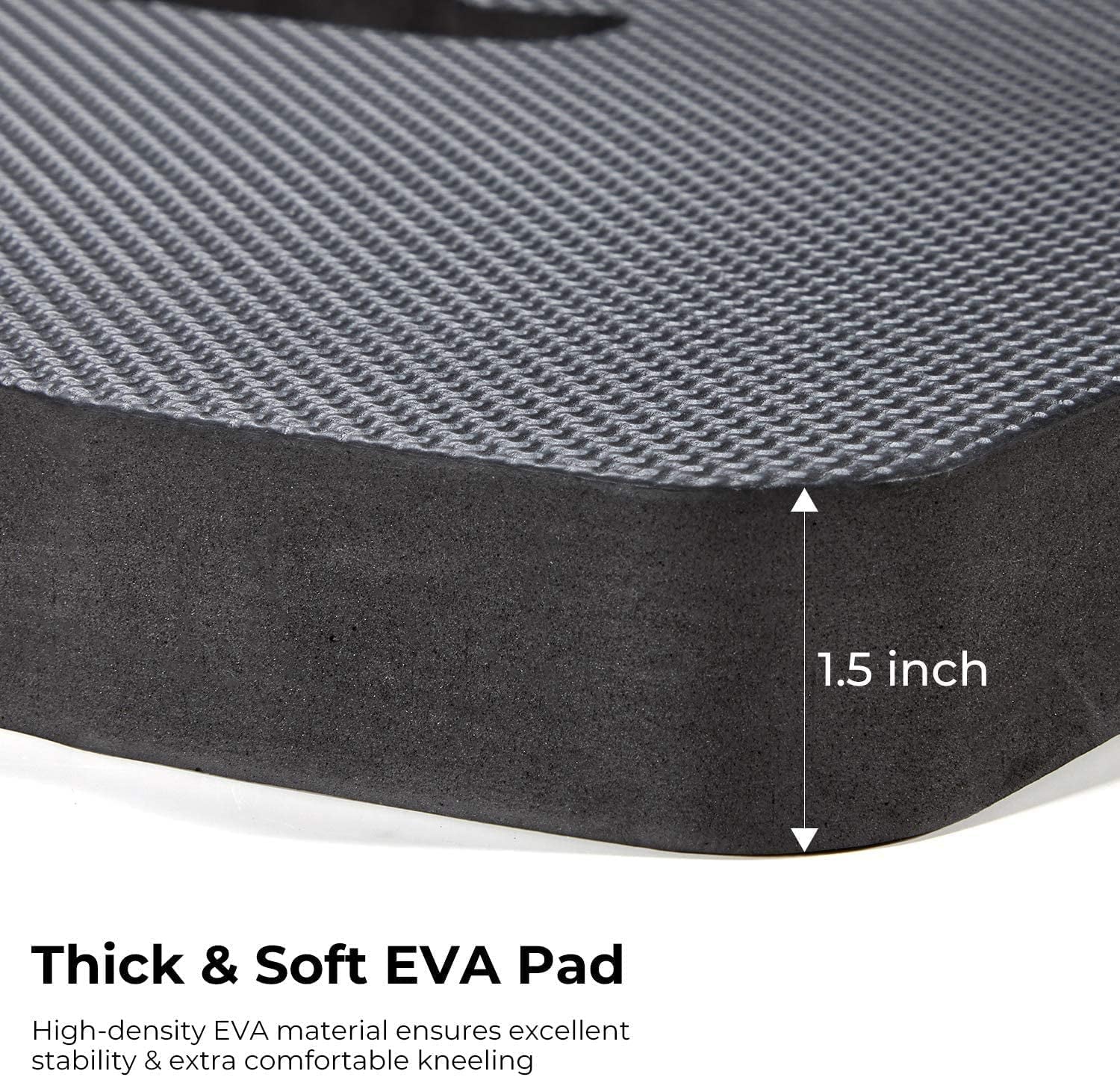 Premium Thick Kneeling Pad, 2-Pack Large Comfortable Gardening Knee Mat with 2 Different Surfaces, Extra Thick Knee Cushion Kneeler for Gardening Work Baby Praying, Gifts for Women Men Seniors