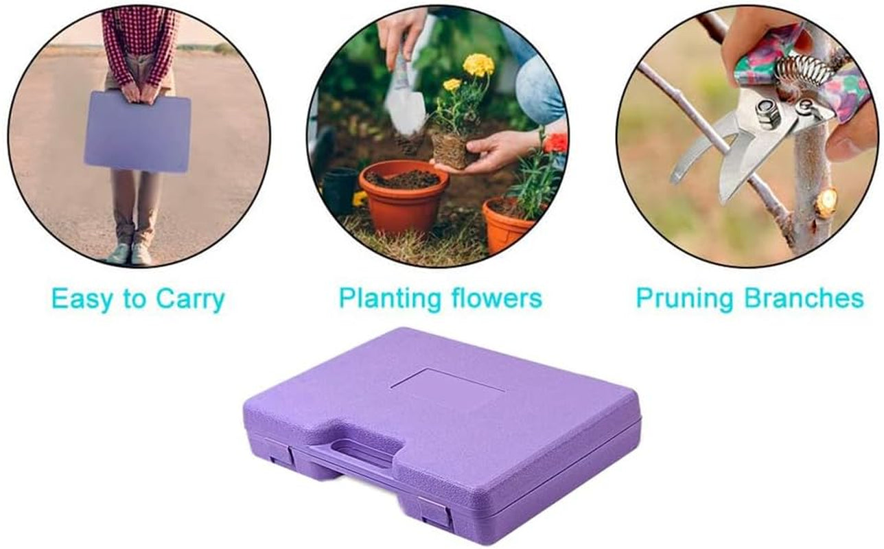 5-Piece Floral Print Gardening Tool Set with Ergonomic Handles, Including Trowel, Rake, Weeder, Pruner, Shears, and Sprayer, Complete with Carrying Case - Ideal Gift for Women