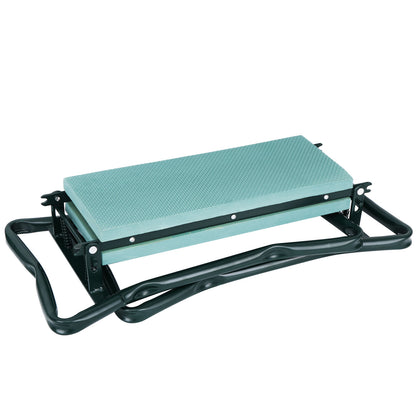 Folding Garden Kneeler Bench Kneeling Soft Eva Pad Seat with Stool Pouch