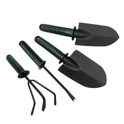 4Pcs Gardening Tools, Garden Rake, Gardending Hand Tools for Lawn, Bonsai, Garden, Yard, Gifts