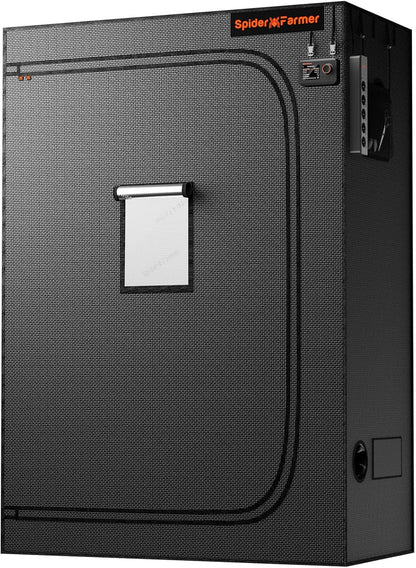 4.6X2.3 Grow Tent 2025 New, 55"X28"X80", with Hook for Controller and Power Strip, Enlarged View Window, 1680D Thicken Mylar Canvas for Indoor Hydroponic Growing SF2000, SE4500, G4500
