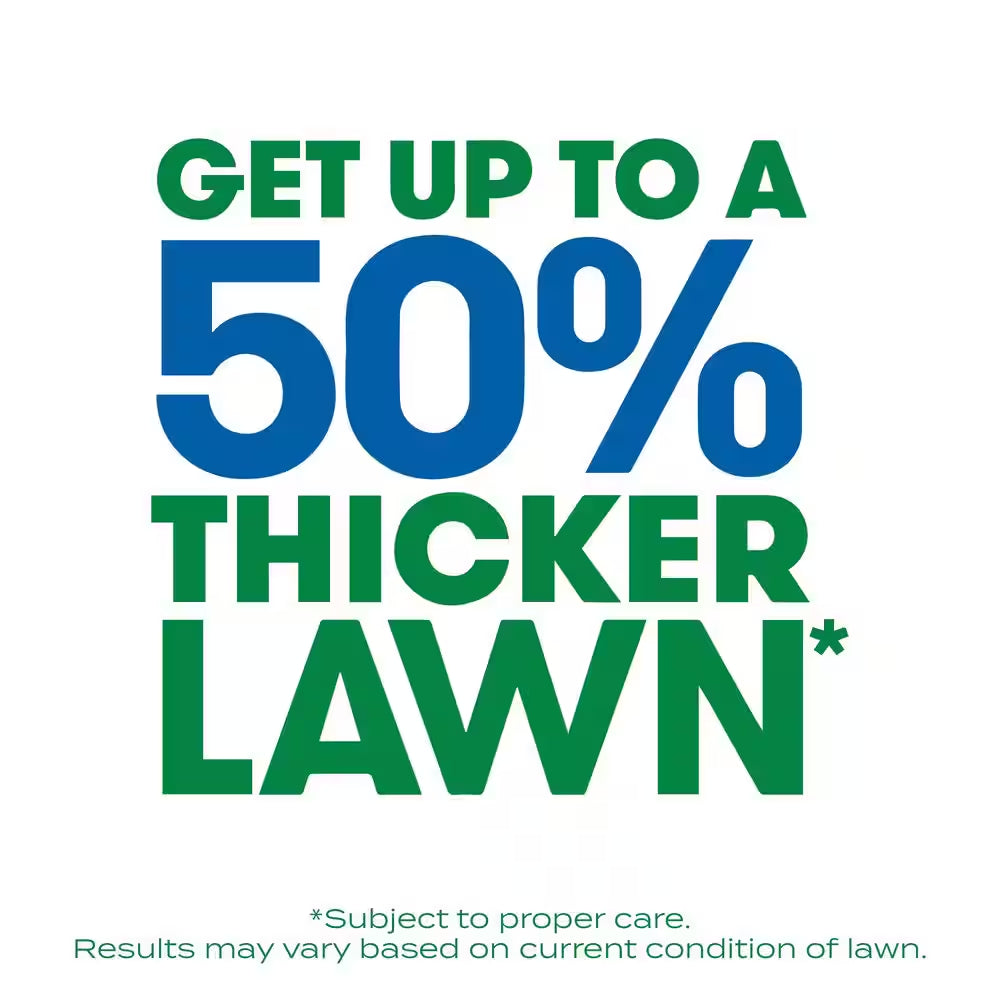 Turf Builder Thick'R Lawn Sun and Shade 12 Lbs. Grass Seed, Fertilizer and Soil Improver to Thicken Thin Grass