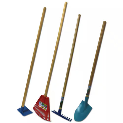 Little Diggers Series Kid Safe Poly Garden Tool Kit (4-Piece)