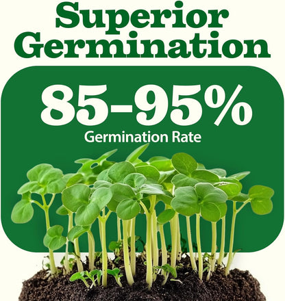 55 Variety Survival Seed Vault 28,000+ Heirloom Non-Gmo Vegetable Seeds for Planting, High Germination, Emergency Food Supply,Year-Round Garden Starter Kit,Gift for Gardeners (55 Varieties)