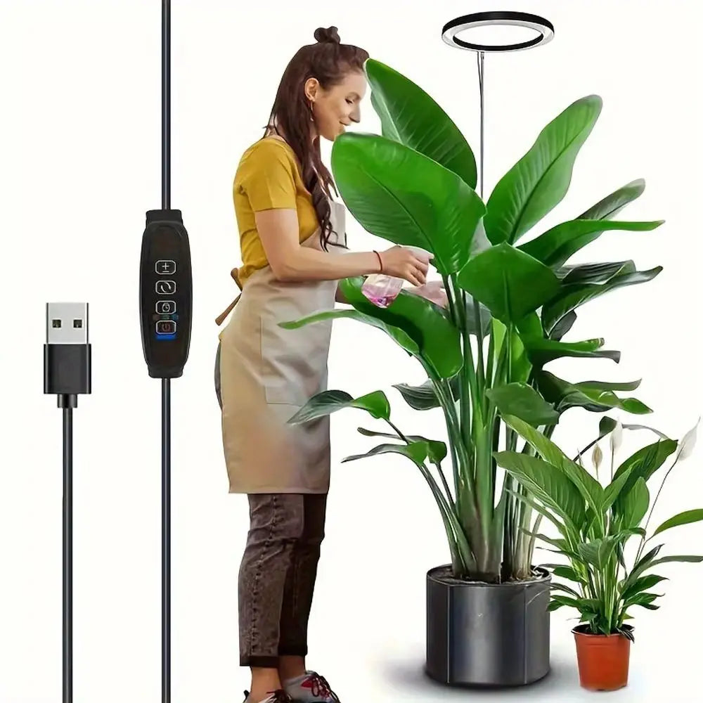 Full Spectrum Indoor Solar LED Growth Light, Fleshy Viridiplantae, Flower Floor Telescopic Fill Light