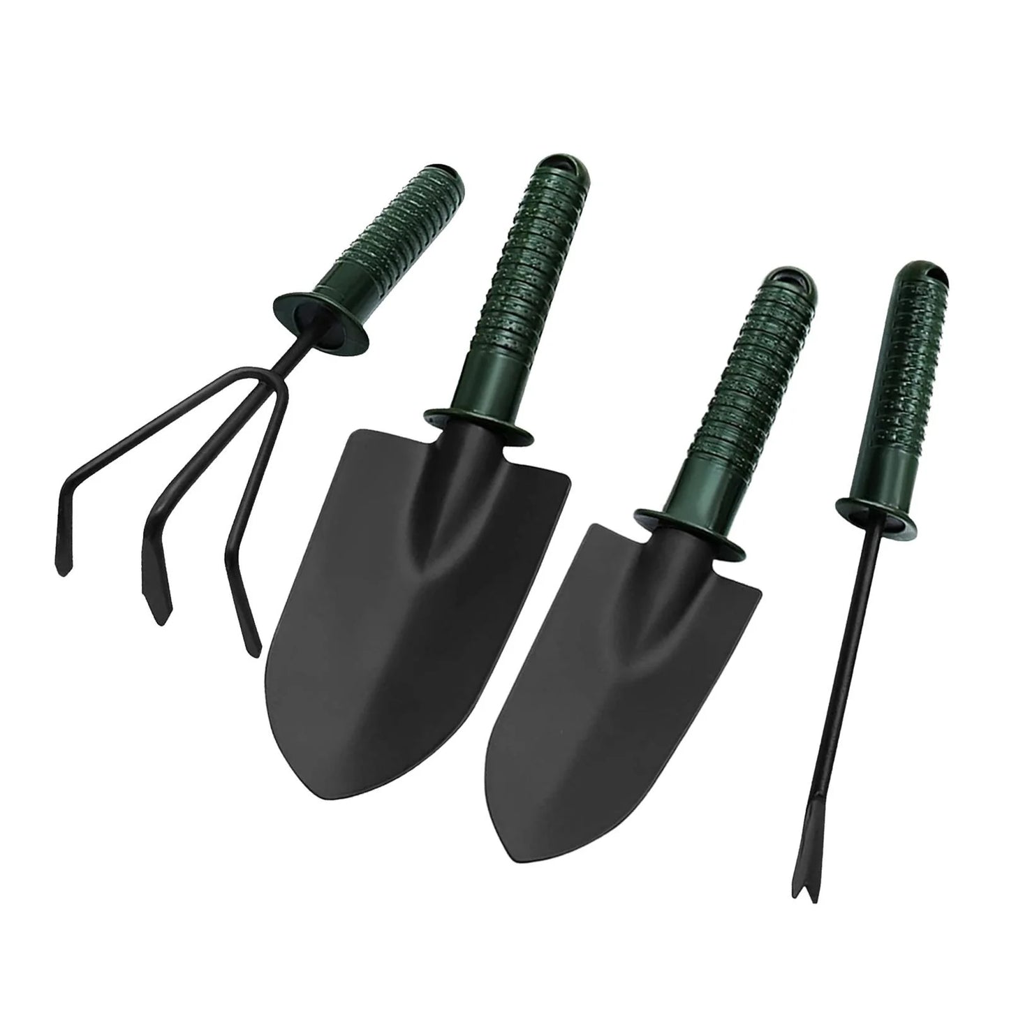 4Pcs Gardening Tools, Garden Rake, Gardending Hand Tools for Lawn, Bonsai, Garden, Yard, Gifts